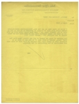 'Gone With the Wind'' Memo From David O. Selznick to Director George Cukor Regarding Casting -- ''...The expense...of all our future 'Gone With The Wind' tests, should be held down...''